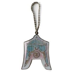 CHANEL Runway Tent Bag Charm Key Chain Karl Lagerfeld 2013 Versailles Collection